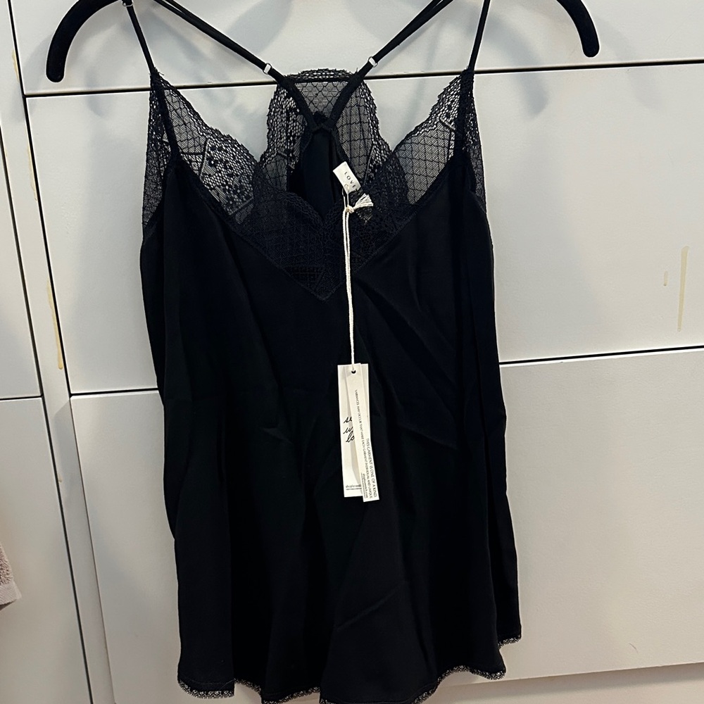 Lovestitch Lace Trim Cami Top